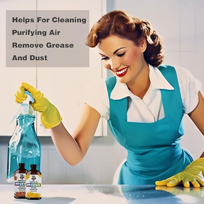 Peppermint Essential Oil (4 oz/120 ml) - Peppermint Oils Used in diffusers, humidifiers, Home Baths, Cleaning Products, Yoga, DIY Soaps and DIY Scented Candles