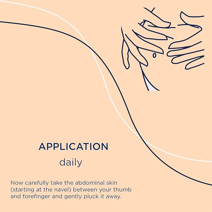 Massage Body Oil for Pregnant Woman – Maternity Skincare Oil, Skin Elasticity Increase by 35% – Prevents Stretch Marks, Safe to use for mom & Baby – Vegan, 125 ml / 4.23 Fl Oz