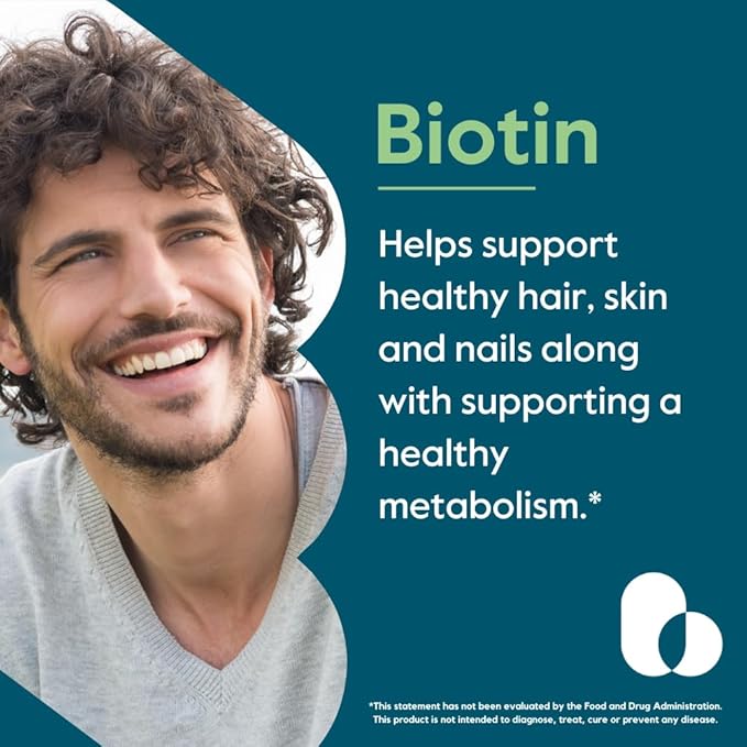 BESTVITE Biotin 5000mcg (240 Vegetarian Capsules) (120 x 2) - No Stearates - No Flow Agents - Vegan - Non GMO - Gluten Free - Hair, Skin, Nails