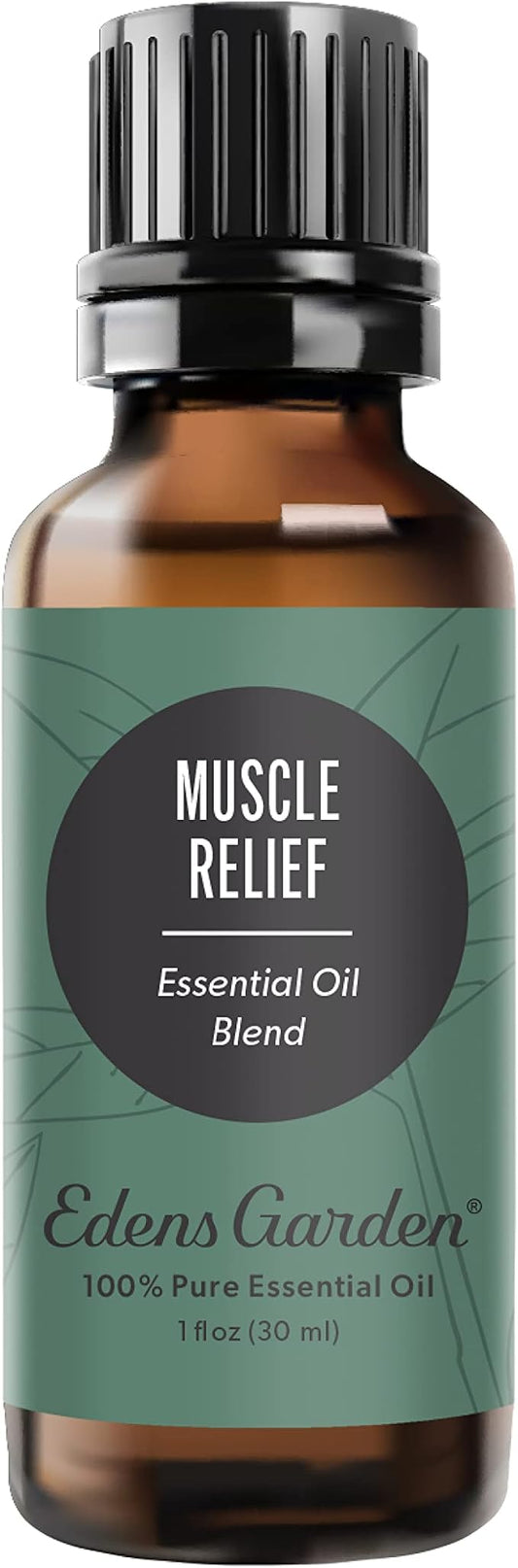 Edens Garden Muscle Relief Essential Oil Blend- 100% Pure Premium Grade, Undiluted, Natural, Therapeutic, Aromatherapy, The Best for Skin, Face, Humidfiers 30 ml (1 fl oz)