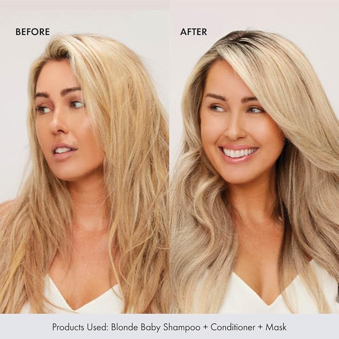 BONDIBOOST Blonde Baby Purple Mask [8.45 fl oz], Hair Treatment for Toning + Nourishing Blonde Hair, Brightening + Hydrating Toner + Color Repair Mask Reduces Yellow Hue, Sulfate Free Formula