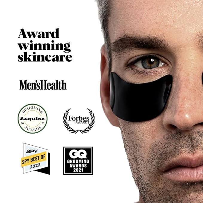 Wolf Project Under Eye Patches (5 pairs) For Dark Circles, Puffy Eyes, and Wrinkles - With Caffeine, Vitamin C and Peptides. Under Eye Masks Reduce Tired Eyes And Under Eye Bags