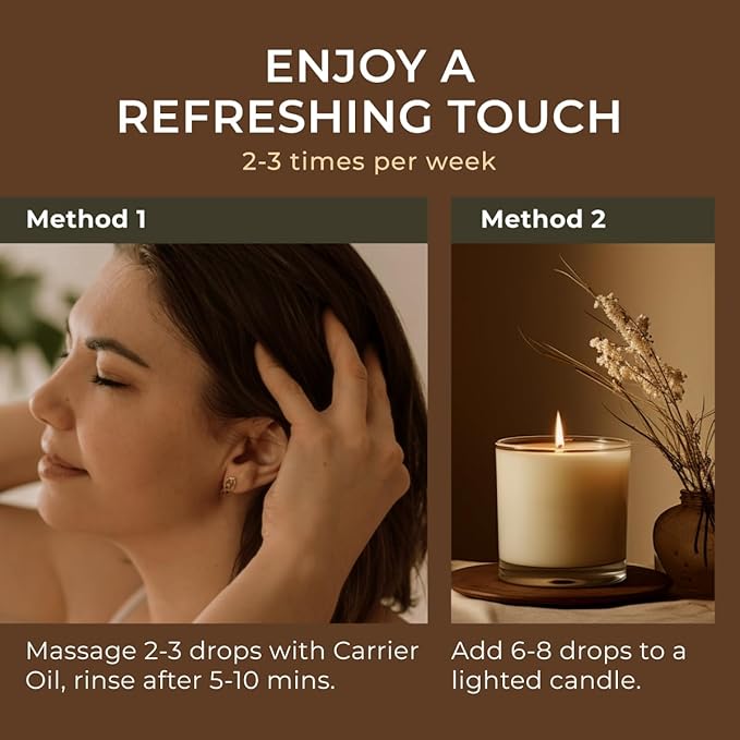 Gya Labs Thyme Essential Oil for Hair - 0.34 Fl Oz - 100% Pure Natural Thyme Oil for Skin, Diffuser & Candle Making Scent