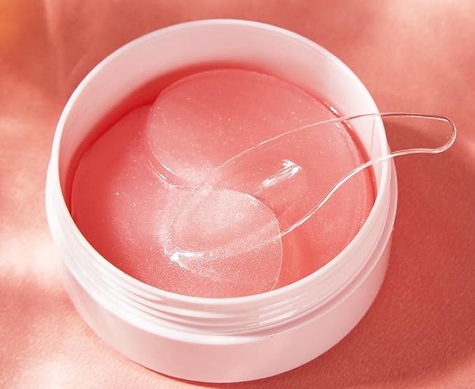 Under Eye Patches - 5 in 1 Under Eye Mask Hyaluronic Acid & Collagen,Under Eye Face Mask,Dark Circles and Puffy Eyes, Undereye Bags,Beauty & Personal Care products (Rose Scented 60 Pcs)