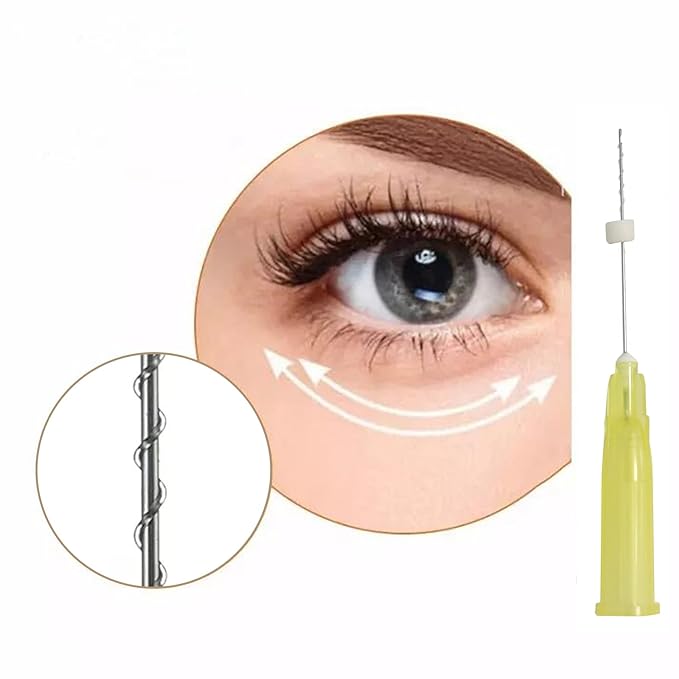 Oldream Pcl Threads Eye Lift for Eyes, Mono Screw Type, B-Type, 30G25MM, 20pcs