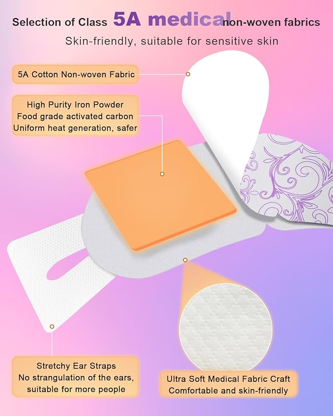 ProCIV FSA/HSA Eligible 20 Packs Steam Eye Masks, Warming Eye Masks for Dark Circles, Disposable Self-heating Hot Eye Mask Soothing Headache, Dry Eyes, Heating Eye Mask for Stress Eye Fatigue Relief