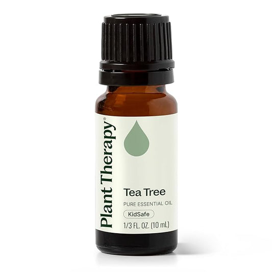 Plant Therapy Tea Tree Essential Oil 100% Pure, Undiluted, Natural Aromatherapy, Therapeutic Grade 10 mL (1/3 oz)