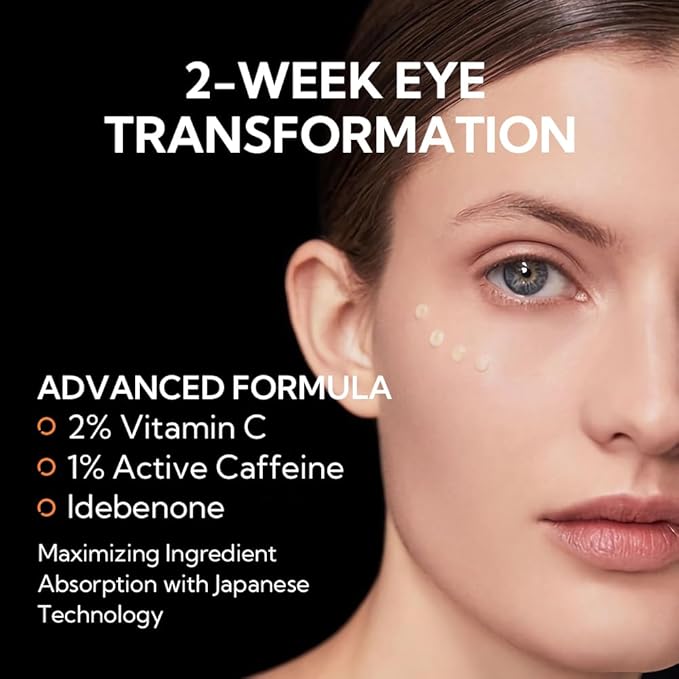 LANBENA Eye Cream for Wrinkles,Anti-Aging Eye Cream with Vitamin C,Reduce Fine Lines,Firm Eye Skin,Puffy Eyes and Dark Circles Treatments