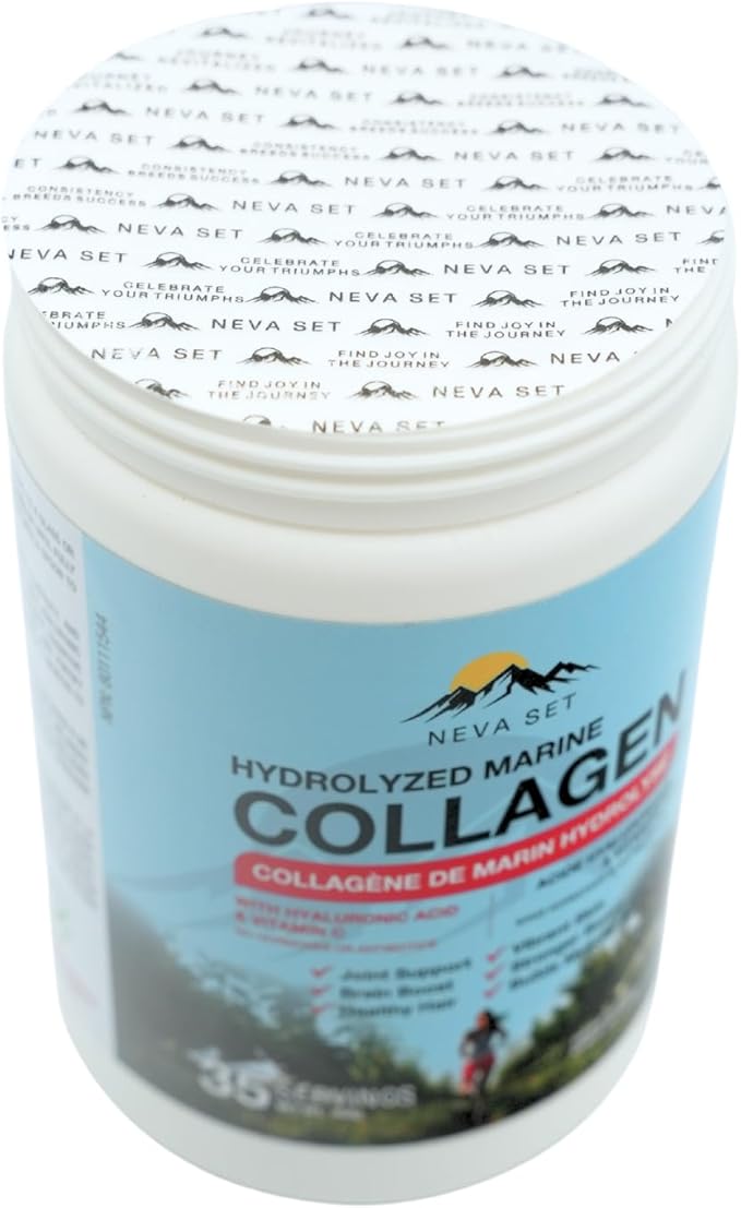 Cherry HYDROLYZED Marine Collagen with HYALURONIC Acid & Vitamin C. 350g. Join,Hair,Skin & Bones Support.