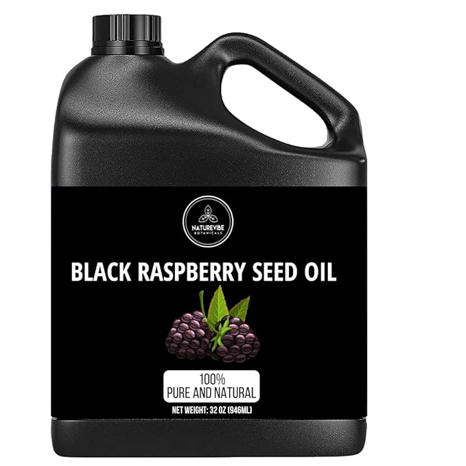 Naturevibe Botanicals Black Raspberry Oil 32 Ounces | 100% Pure and Natural | Great for Skin Care and Hair Care