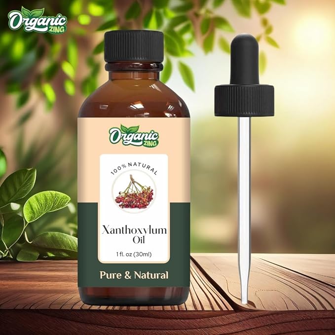 Xanthoxylum (Zanthoxylum) Oil | Pure & Natural Steam Distilled Essential Oil for Aroma, Diffusers & Massage- 30ml/1.01fl oz