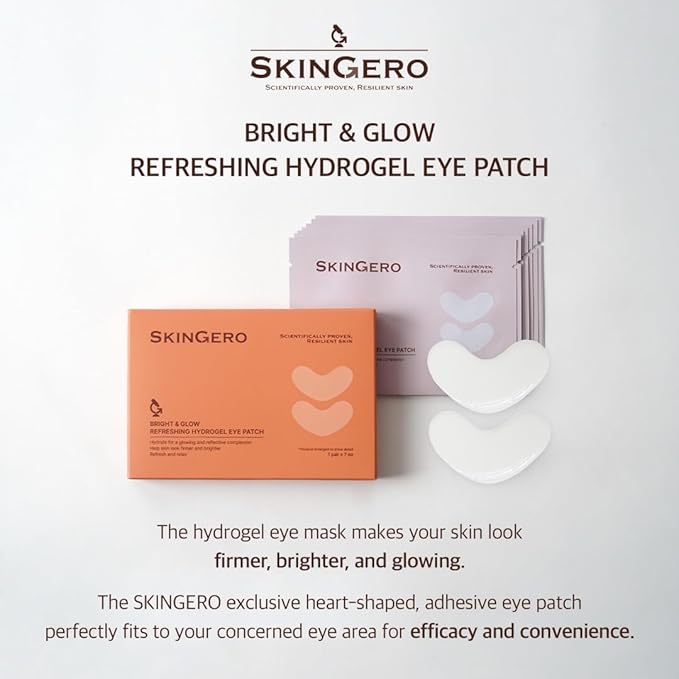 BRIGHT & GLOW REFRESHING HYDROGEL EYE PATCH (7 pairs)