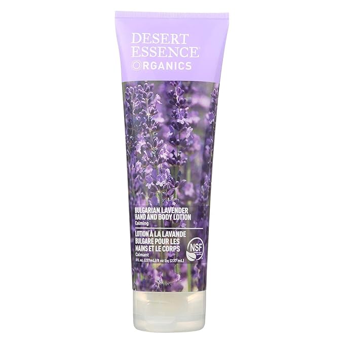 DESERT ESSENCE Lavender Hand And Body Lotion, 8 FZ