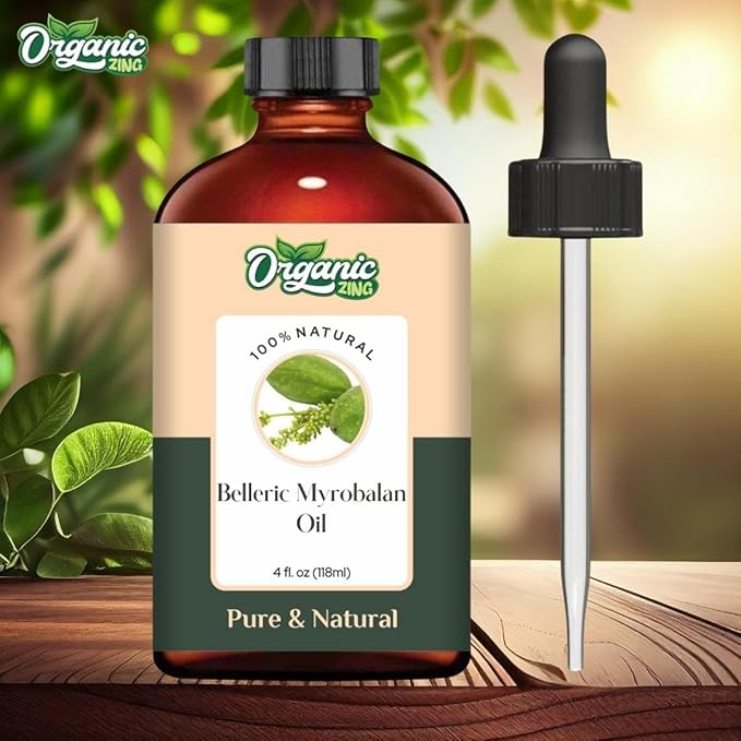 Belleric Myrobalan (Terminalia bellirica) Oil | Pure & Natural Essential Oil for Skincare & Hair Care - 118ml/3.99fl oz