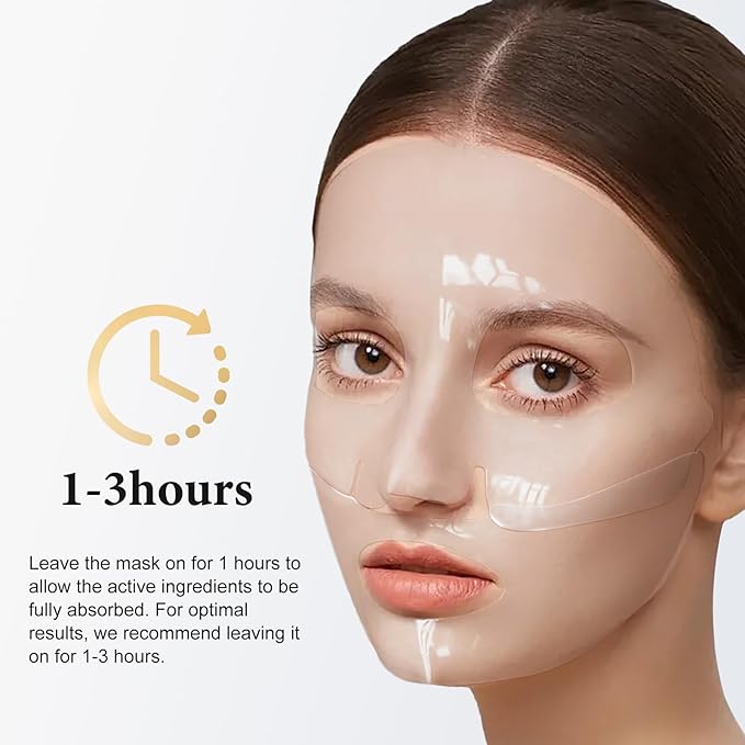 ISTON 4-Pack Collagen Face Mask,4 Pack Hydrating Face Masks for Glass Skin-Overnight Face Masks Skincare | Anti-Wrinkle,Firming,Pore Minimizing,Elasticity | TikTok Trend Items Skin Care
