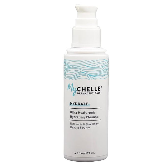 MyCHELLE Ultra Hyaluronic Hydrating Cleanser, Gentle Cleanser, 4.2 fl Oz.