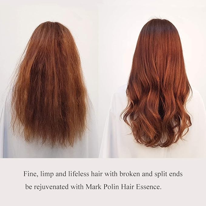 MARK POLIN - Anti-Frizz Hair Serum with Moroccan Oil - Leave-in Conditioner for Permed, Color-Damaged, and Frizzy Hair