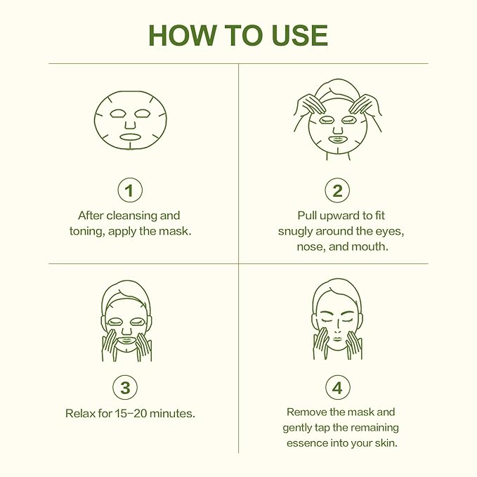 Korean Hyaluronic Acid Sheet Mask (15 sheets) | Resurrection Plant | Strengthen the skin barrier | Anti-Aging Mask | Reduce Fine Lines & Wrinkles, Smooths & Repairs | Korean SkinCare