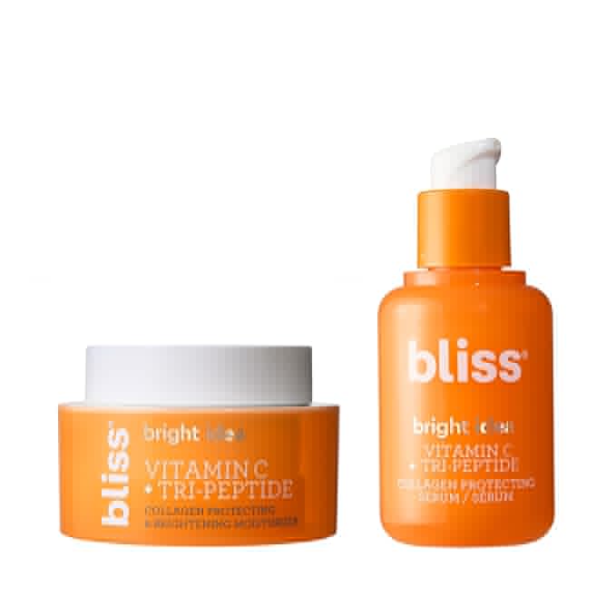 Bliss Brighten Up Moisturizer and Serum Duo - 1.7 Fl Oz - Brightening & Hydrating - All-Day Moisture, Daily Use - Clean - Vegan & Cruelty-Free
