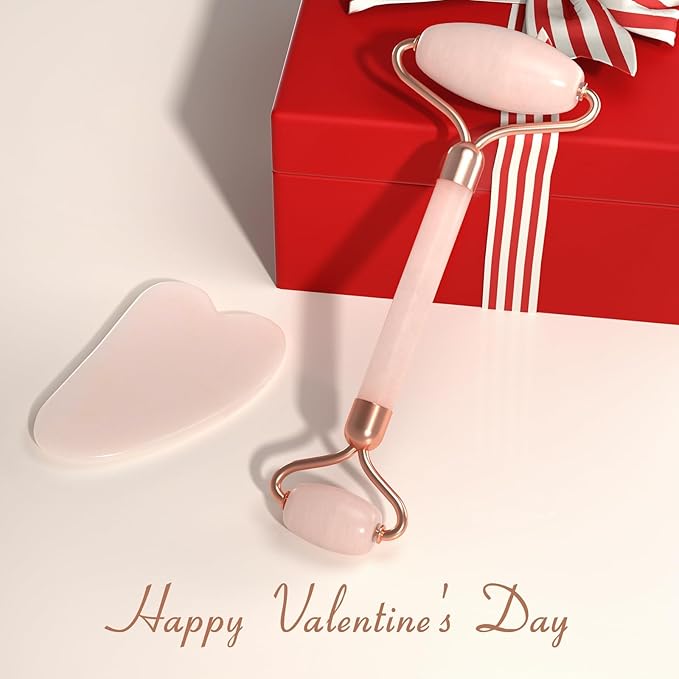 Gua Sha Facial Massager Tool, Jade Roller Face Roller, for Face, Neck, Back, Arms, Legs,SPA Gifts for Women Gua Sha Facial Massager Reduce Puffiness and Improve Wrinkles