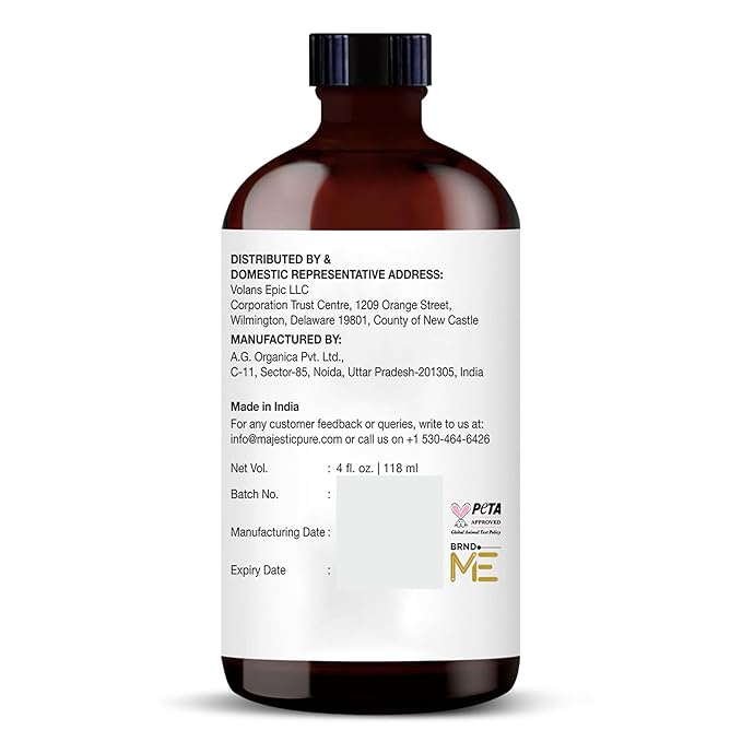 MAJESTIC PURE Black Seed Essential Oil | 100% Pure and Natural Black Seed Oil | Premium Grade Essential Oils for Hair Care, Home Diffusers, Skin, Aromatherapy, Massage and Humidifiers | 4 Fl Oz