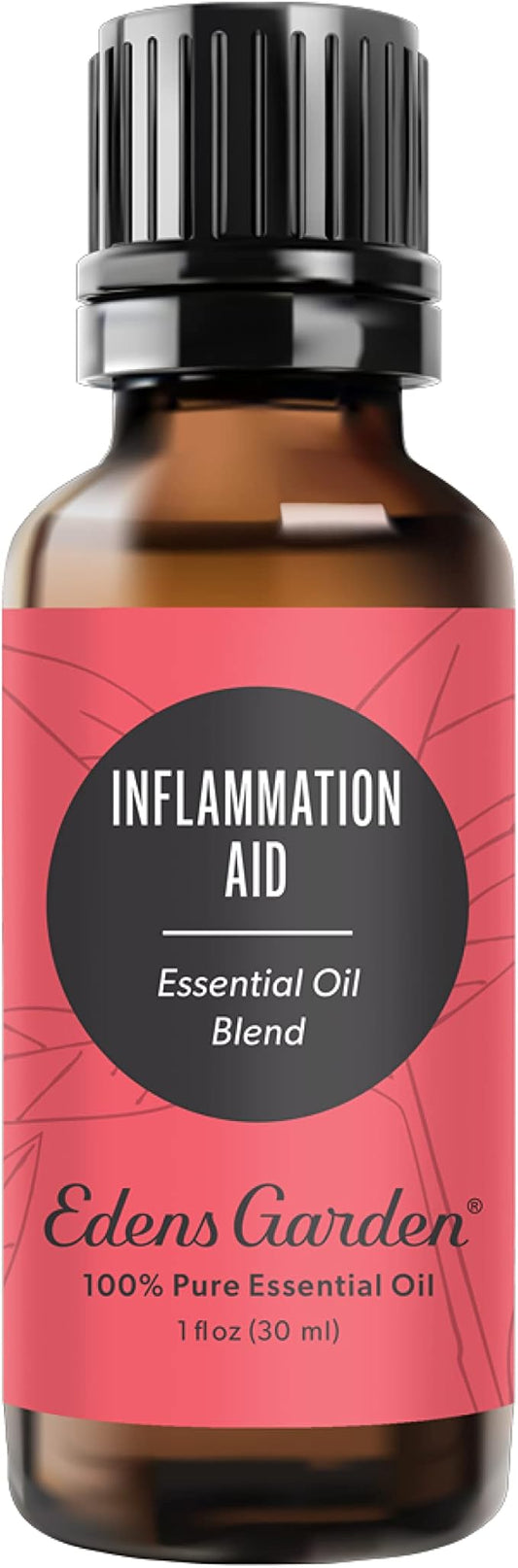 Edens Garden Inflammation Aid Essential Oil Blend- 100% Pure Premium Grade, Undiluted, Natural, Therapeutic, Aromatherapy, The Best for Skin, Face, Humidifiers 30 ml (1 fl oz)