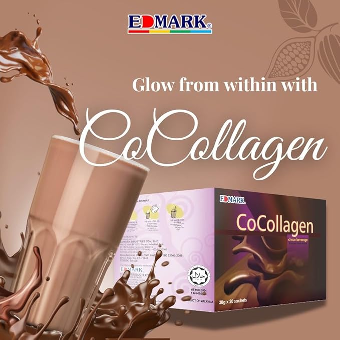 EDMARK COCOLLAGEN Natural Ingredients High Grade Quality Collagen Supplement, Light Brown