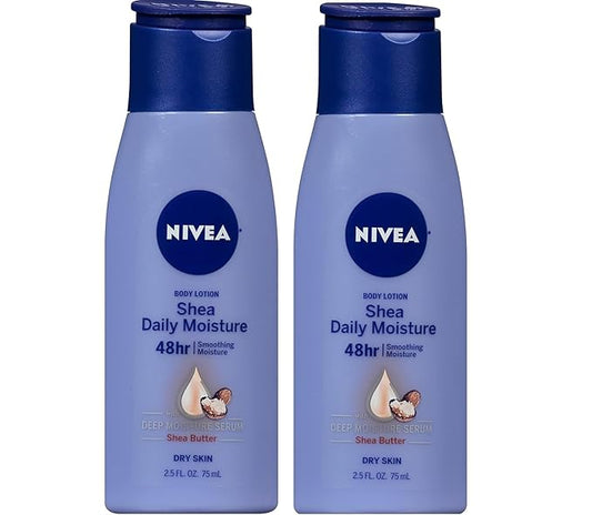 Nivea Smooth Sensation Body Lotion 2.5 Fl. Oz. (Pack of 2)