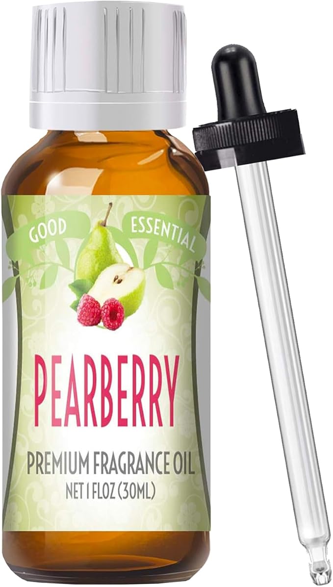 Good Essential Professional Pearberry Fragrance Oil 30ml (1 fl oz) for Diffuser, Candles, Soaps, Lotions, Perfume - Aromatherapy Pearberry Scented Oil