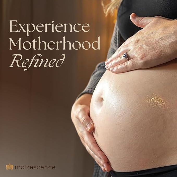 Stretch Mark Relief Refining Exfoliating Belly Scrub (8oz/118ml) | Spa-Quality Maternity Skin Treatment | Pregnancy-Safe Skincare Made for Mom | Renewing Skin Essentials for Mom