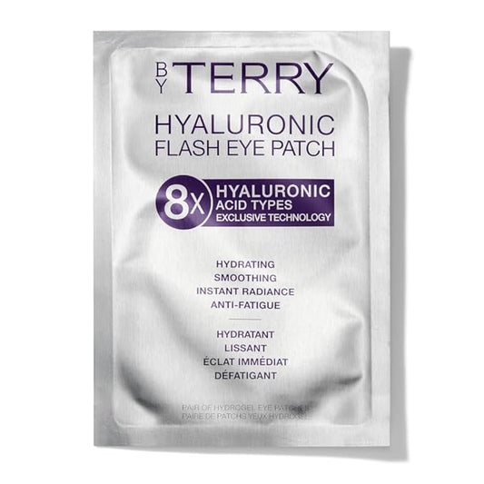 By Terry Hyaluronic Flash Eye Patches, Eye Mask, Reduce Dark Circles, Puffy Eyes, Undereye Bag, Vegan & Cruelty-Free, Pack of 5