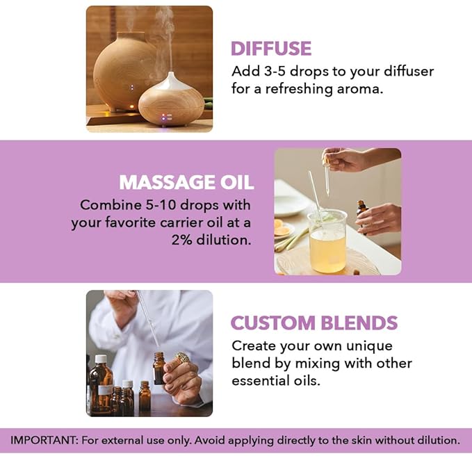 MAJESTIC PURE Lavender Essential Oil | 100% Pure and Natural | Premium Grade Essential Oils for Hair Care, Home Diffusers, Skin, Aromatherapy, Massage and Humidifiers | 1 Fl Oz