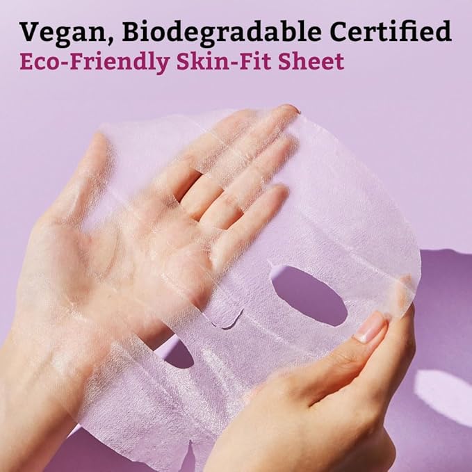 I'MPHYTO Collagen Glow Mask (220 ml, 20 Masks) - Revitalize Your Skin with Plant-Derived Pseudo Collagen and Phyto Vitamins