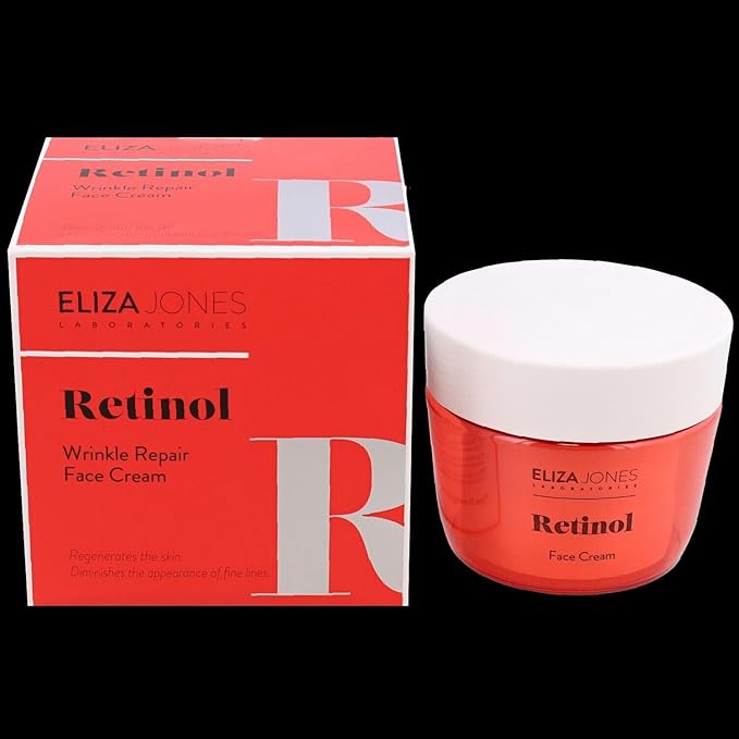 Retinol Cream for Face, Face Moisturizer with Retinol, Day and Night Cream, Wrinkle Repair, Anti-Aging Moisturizing Cream for Women and Men, for All Skin Types, 50 ml / 1.69 Oz