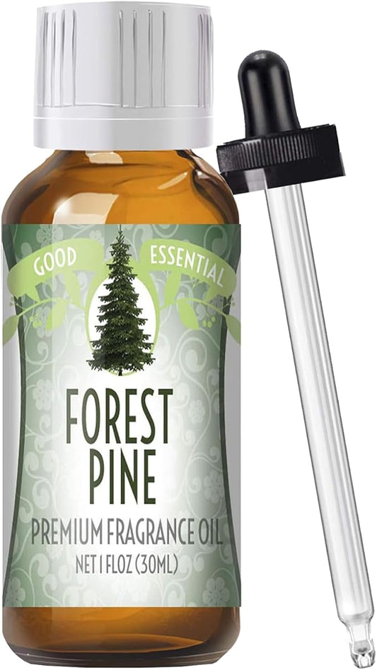 Good Essential Professional Pine Forest Fragrance Oil 1 fl oz (30 ml) - Aromatherapy Scent for Diffuser, Candles, Soaps, Perfume, Candle Making