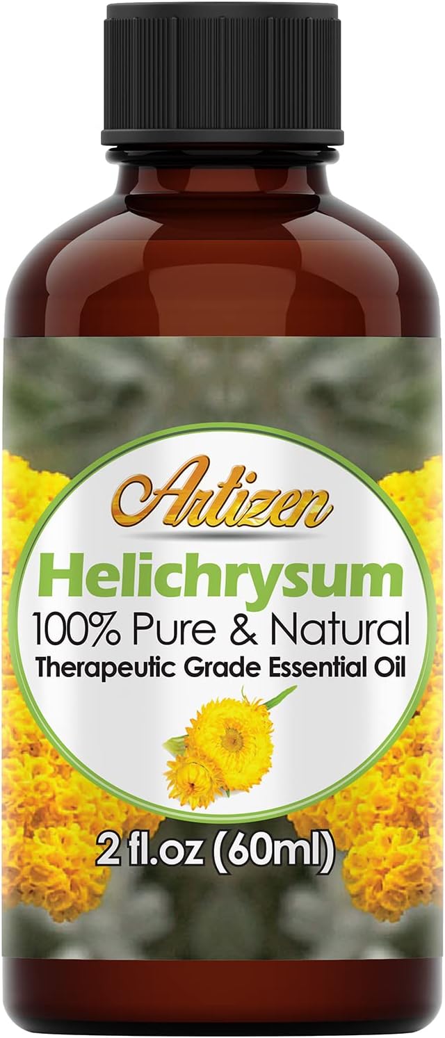 Artizen - (2oz) Helichrysum Essential Oil for Skin, Pure and Natural, Helichrysum Oil- 60 ml