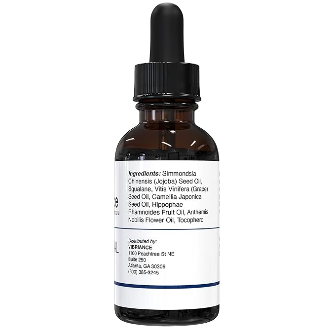 Vibriance Skin Revival Facial Oil - Natural Ingredients - Face Hydrating for Sensitive and Dry Types, with Vitamin E, Sea Buckthorn, Camellia, Squalane - Vegan, Paraben-Free