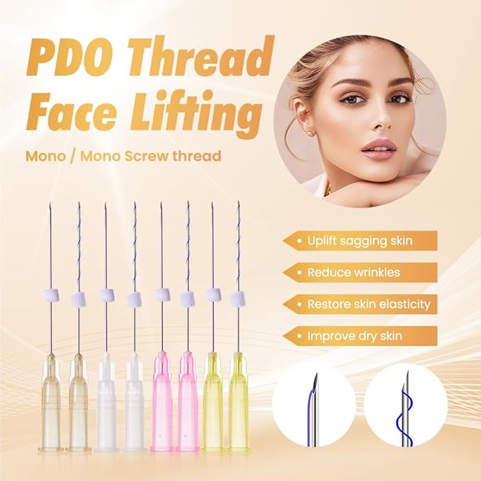 PDO Thread(mono 30G 13MM) For Face Lift /Whole Body Lift Mono Thread/Pdo Mono 30G 13mm Sharp (50pieces)