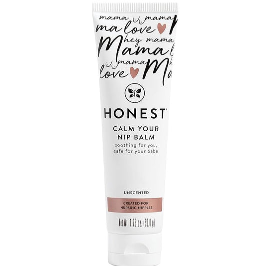 The Honest Company Honest Mama Calm Your Nip Balm | Nourishing, Soothing Nipple Cream for Nursing | Naturally Derived + Safe for Sensitive Skin | 1.75 fl oz