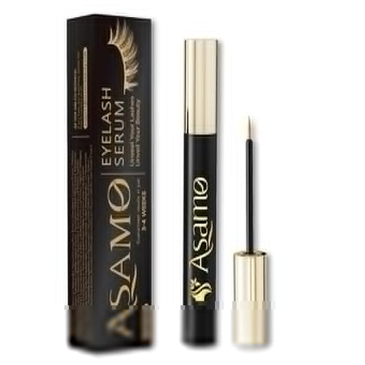 Natural Eyelash Growth Serum with 15 Plant Extracts, Lash Enhancement Formula