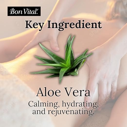 Bon Vital' Original Massage Gel for a Versatile Massage Foundation to Relax Sore Muscles and Repair Dry Skin, Superior Glide & Gentle Friction for Clients, 1 Gal, Label may Vary