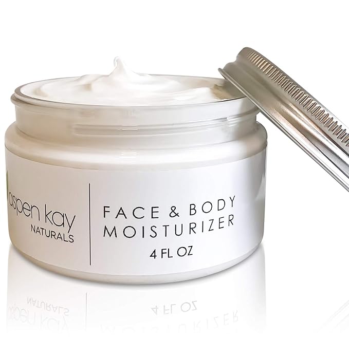 The Perfect Pair – Natural Face and Body Moisturizer for Sensitive Skin. (4 oz) & Turmeric and Rosehip Face Oil Glow (2 oz)