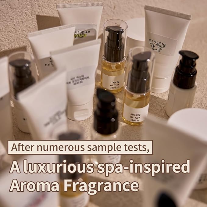 Aroma Nut Slim Fit Body Lotion with 11 Aroma Essential Oils Extract, Anti-Cellutile Lotion, Natural Aroma Scent, Gluten-Free (200ml / 6.76 fl oz.)