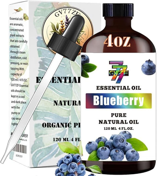 Blueberry Essential Oil (4 oz/120 ml) - Blueberry Oils Used in diffusers, humidifiers, Home Baths, Cleaning Products, Yoga, DIY Soaps and DIY Scented Candles