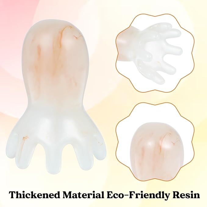 2Pcs Octopus Head Massager Comb, Protable Head Scratcher Massager Point Back Neck Scalp Tool Body Sculpting Contouring Tools Gift for Mother Sister Lover