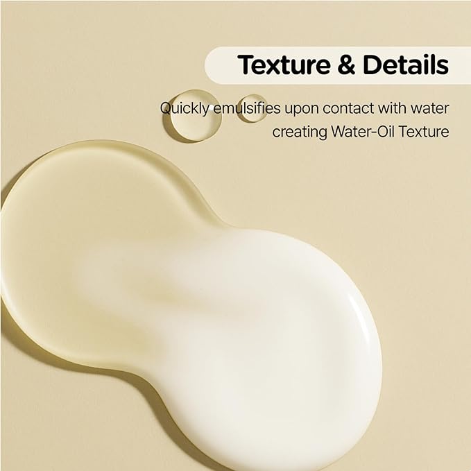 MIDHA RICE CLEANSING OIL 5.07fl.oz/150ml, Gentle Makeup Remover, Hydrating, Lightweight, Plant-Based, Moisturising, First-Step Cleanser, Balanced Skin with Residue-Free, Sebum Care Formula