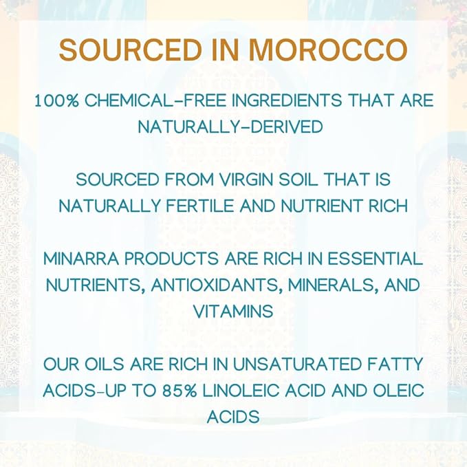 Moroccan Argan Face & Body Oil, Sourced in Morocco, Skin Moisturizer, Reduces Wrinkles, Vegan, Cruelty Free, Non-GMO, Fragrance & Chemical Free, 50 mL