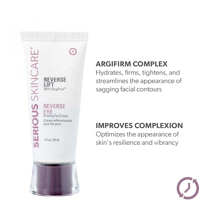 Serious Skincare Reverse Lift Trio Skin Firming Set - Tighten, Lift and Sculpt Face, Chin and Neck - Peptides - Hydrolyed Collagen - (3pack)