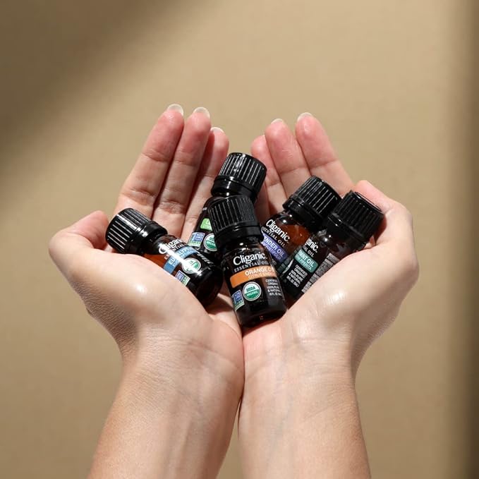 Cliganic Organic Geranium Essential Oil, 100% Pure Natural for Aromatherapy | Non-GMO Verified