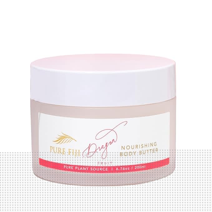 PURE FIJI Body Butter - Moisturizer Body Butter Cream - Face Cream and Body Lotion for Dry Skin with Natural Oils & Vitamin E, Body Butter For Women for Men, Dragon Fruit, 6.7 Oz